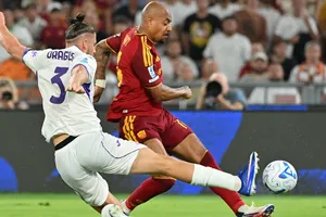Malen ghi 3 bàn cho AS Roma. Ảnh: THX