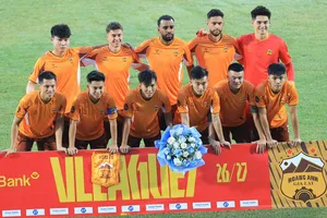 HAGL được dự báo tiếp tục có mùa giải đầy khó khăn trong cuộc đua trụ hạng. ẢNH: VPF