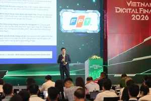 Đại diện Vietnam Digital Finance 2026 trình bày tham luận tại sự kiện.