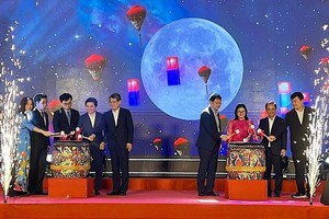 2025年岘港越南-韩国文化节开幕式。图自越通社