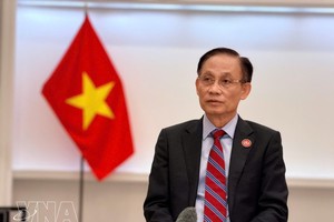 党中央政治局委员、越南外交部长黎怀忠。图自越通社