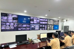 胡志明市监控摄像系统。