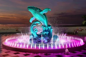 Hoàn thành biểu tượng Cá Ông bằng đồng nặng 40 tấn