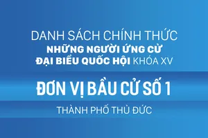 Đơn vị bầu cử số 1 (Thành phố Thủ Đức)