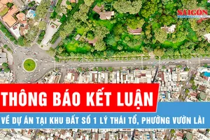 Định hướng điều chỉnh quy hoạch khu đất số 1 Lý Thái Tổ thành công viên