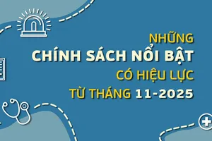 Những chính sách nổi bật, có hiệu lực từ tháng 11-2025