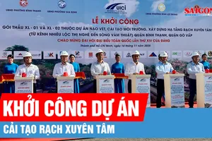 TPHCM khởi công dự án cải tạo rạch Xuyên Tâm 