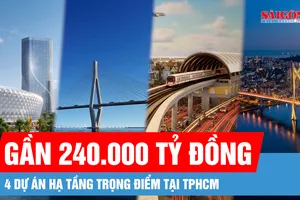 TPHCM đồng loạt khởi công, động thổ 4 dự án hạ tầng trọng điểm