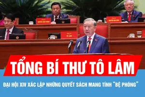 Tổng Bí thư Tô Lâm báo cáo về các văn kiện trình Đại hội đại biểu toàn quốc lần thứ XIV của Đảng