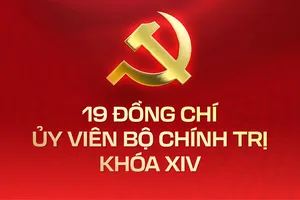 19 đồng chí ủy viên Bộ Chính trị khóa XIV