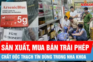 TPHCM: Triệt phá đường dây sản xuất, mua bán trái phép chất độc thạch tín dùng trong nha khoa