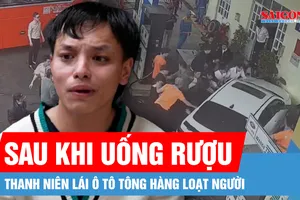 Lâm Đồng: Thanh niên lái ô tô tông hàng loạt người