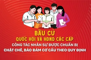 Bầu cử Quốc hội và HĐND các cấp: Công tác nhân sự được chuẩn bị chặt chẽ, bảo đảm cơ cấu theo quy định