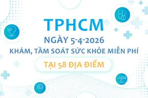 TPHCM: 58 địa điểm khám, tầm soát sức khỏe miễn phí ngày 5-4