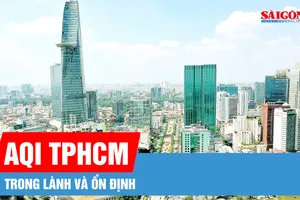 Không khí tại TPHCM trong lành và ổn định