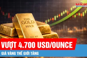 Giá vàng trong nước bật tăng khi giá vàng thế giới tăng