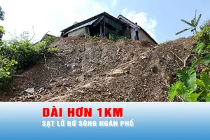 Podcast tin trưa 14-5: Sạt lở bờ sông Ngàn Phố kéo dài hơn 1km, uy hiếp nhà dân