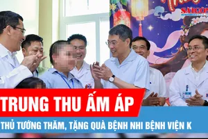 Thủ tướng thăm, tặng quà Trung thu bệnh nhi Bệnh viện K