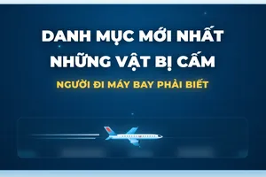 Những vật phẩm bị cấm và hạn chế, người đi máy bay phải biết