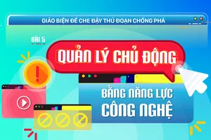 Giảo biện để che đậy thủ đoạn chống phá - Bài 5: Quản lý chủ động bằng năng lực công nghệ