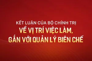Kết luận của Bộ Chính trị về vị trí việc làm, gắn với quản lý biên chế
