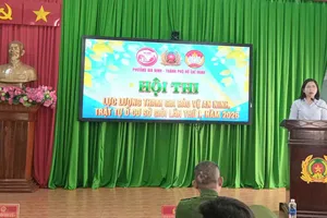 Hội thi lực lượng tham gia bảo vệ an ninh, trật tự cơ sở phường Gia Định
