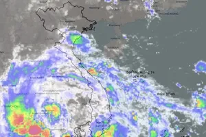 9月24日，南部地区扰动天气活动强烈。图源：南部气象水文台