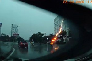 事发时画面。图：视频截图