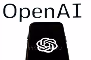OpenAI公司在华盛顿一办公室的ChatGPT标志。图：philstar.com／越通社