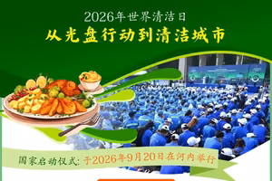 2026年世界清洁日:从光盘行动到清洁城市