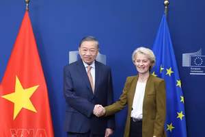 苏林总书记、国家主席会见欧盟委员会主席冯德莱恩 图自越通社