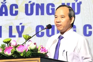 Ông Huỳnh Văn Lợi phát biểu tại sự kiện