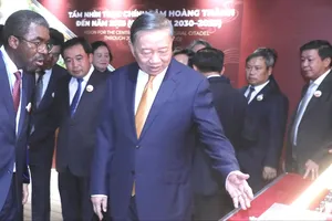Tổng Bí thư, Chủ tịch nước Tô Lâm dự lễ khởi công Dự án đầu tư bảo quản, tu bổ, phục hồi Điện Kính Thiên