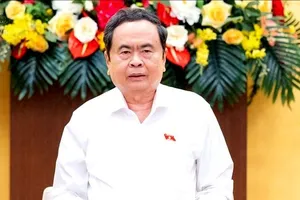 Chủ tịch Quốc hội Trần Thanh Mẫn phát biểu bế mạc phiên họp. Ảnh: Quochoi.vn