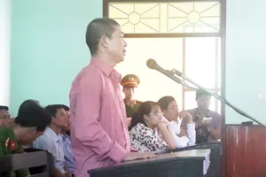 Bị cáo Hồ Minh Khiêm trước toà 