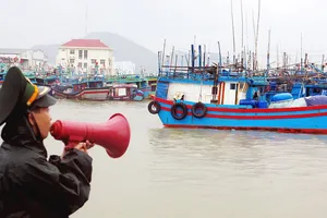 Do ảnh hưởng của áp thấp nhiệt đới, hơn 2.000 du khách tại đảo Lý Sơn