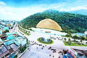 Bình Định: Cần thận trọng khi làm bức phù điêu tạc vào vách núi