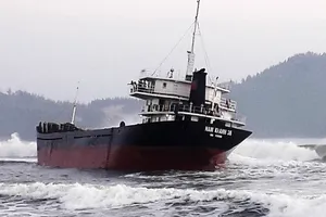 Tàu chở gần 2.000 tấn bột mì bị nạn trên vùng biển Đề Gi