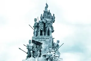 Tượng đài 48 tỷ Khởi nghĩa Vĩnh Thạnh hoàn thành