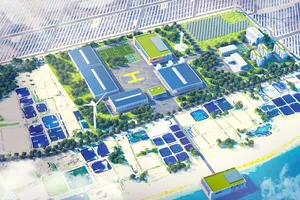 Phối cảnh Trung tâm đào tạo và phát triển nguồn nhân lực năng lượng tái tạo tại xã Phù Mỹ Đông