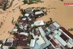 Gia Lai: Mưa lớn kéo dài, nhiều vùng ven đô thị biển ngập sâu