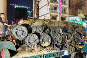 Làm rõ chủng loại, khả năng phục hồi xác xe tăng vừa trục vớt ở biển Quy Nhơn