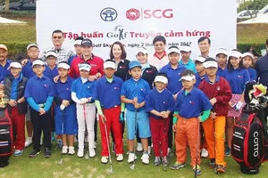 Chương trình “Tập huấn Golf Truyền cảm hứng” cho 20 tay golf trẻ tài năng Việt. 