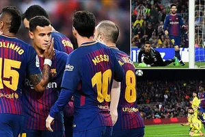 Barcelona - Villarreal 5-1: Messi, Coutinho, Paulinho, Dembele lần lượt trổ tài