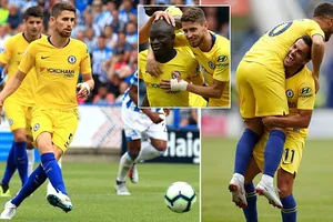 Huddersfield - Chelsea 0-3: Kante, Jorginho và Pedro giúp Maurizio Sarri có quà ra mắt
