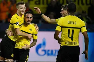 Borussia Dortmund - Monaco 3-0: Bruun Larsen, Paco Alcácer và Marco Reus tỏa sáng