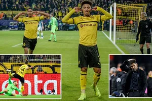 Borussia Dortmund - Atletico 4-0: Witsel, Guerreiro, Sancho đốn hạ Simeone