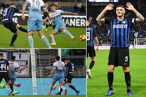 Lazio - Inter Milan 0-3: Mauro Icardi và Brozovic dìm Lazio