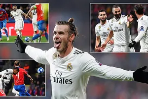Viktoria Plzen - Real 0-5: Benzema, Gareth Bale lập công, HLV Solari thêm chiến thắng
