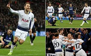 Tottenham - Inter 1-0: Christian Eriksen tỏa sáng phút 80